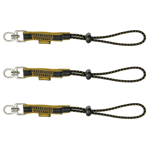 DeWalt DEWALT Elastic Tool Attachment with Swiveling D-Ring. 3 Pack 15 lb. Capacity
