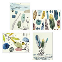 Hallmark Blank Cards Assortment Nature Prints (48 Cards with Envelopes)