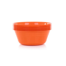 Mintran kotivälipalakulhot (pieni 6kpl (600 ml) oranssi) - 5,75 tuumaa leveys x 2,25 tuumaa
