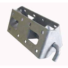 Doca flutuante de borda de doca, conector resistente, cinza galvanizado 13"""" x 5-1/4"""" x 4-3/4""""