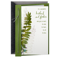 Hallmark fars dag-kort til mand (for en vidunderlig mand og far)