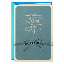 Hallmark fars dag-kort til familien (vigtig del af vores familie) (529FFW9582)