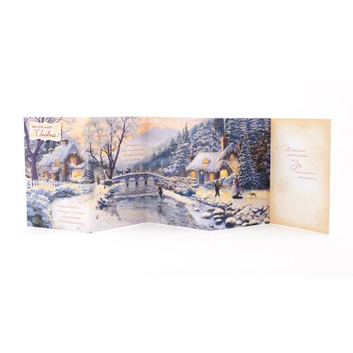 Hallmark Thomas Kinkade Weihnachtskarte (Schneeh?tte) (0599XXH5221) 1