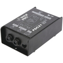 Pyle-Pro - 1/4'' Instrument to Balanced & Unbalanced Direct Box (Pack Of 2)