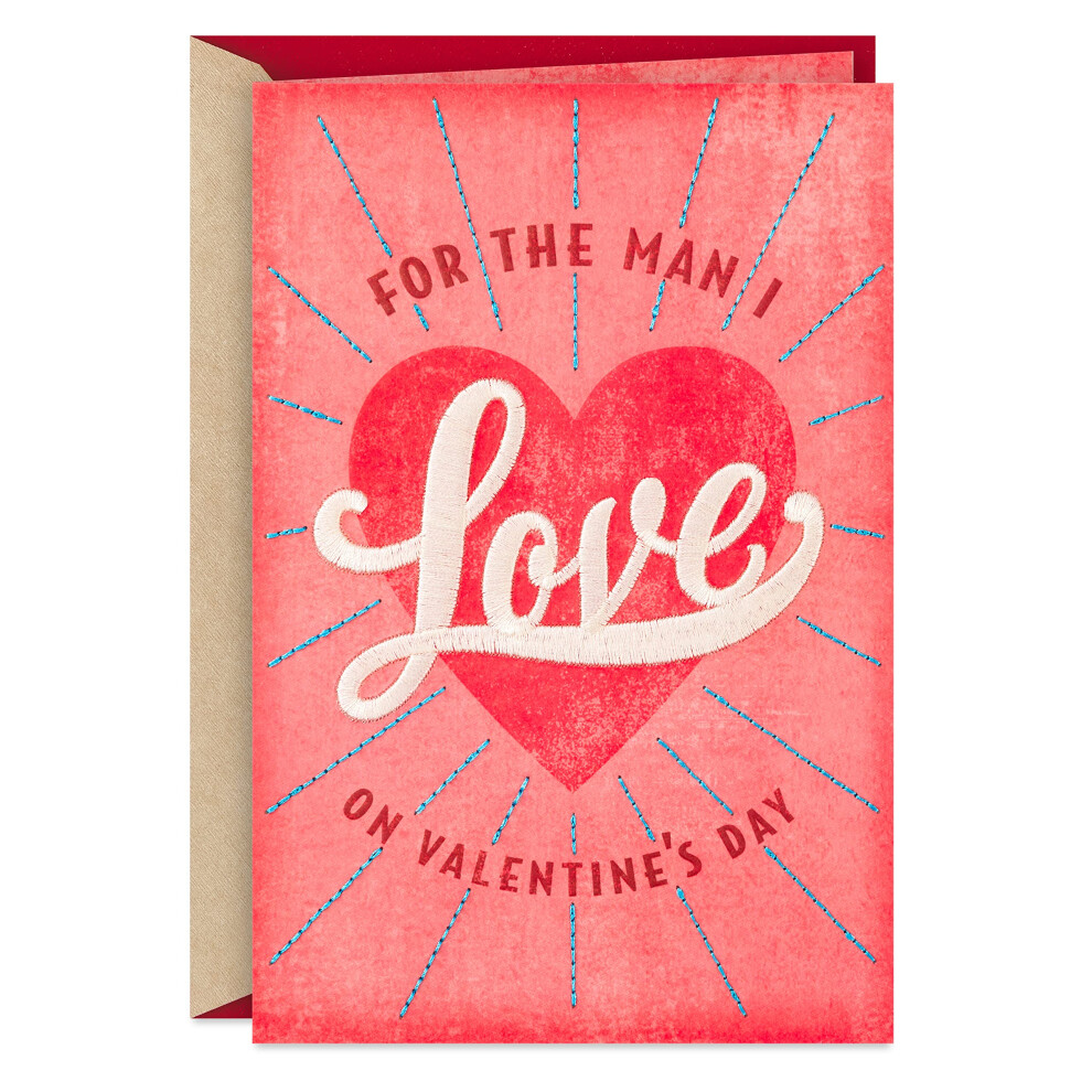Carte Romantique Hallmark Pour La Saint-Valentin, Pour Mari Ou Petit Ami (C Ur Brod )-image