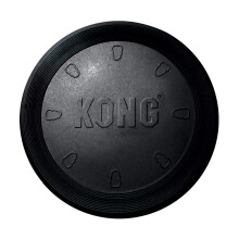 KONg Extreme Flyer - Durable Rubber Dog Toy - Soft Dog Frisbee & Flying Disc for Fetch & Retrieve - Frisbee for Hyper Pets & Dogs - Black - Large Dogs