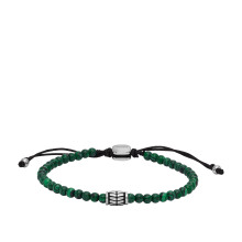 Fossil Malachiet-armband voor heren, kleur: groen (model: JF04415040)