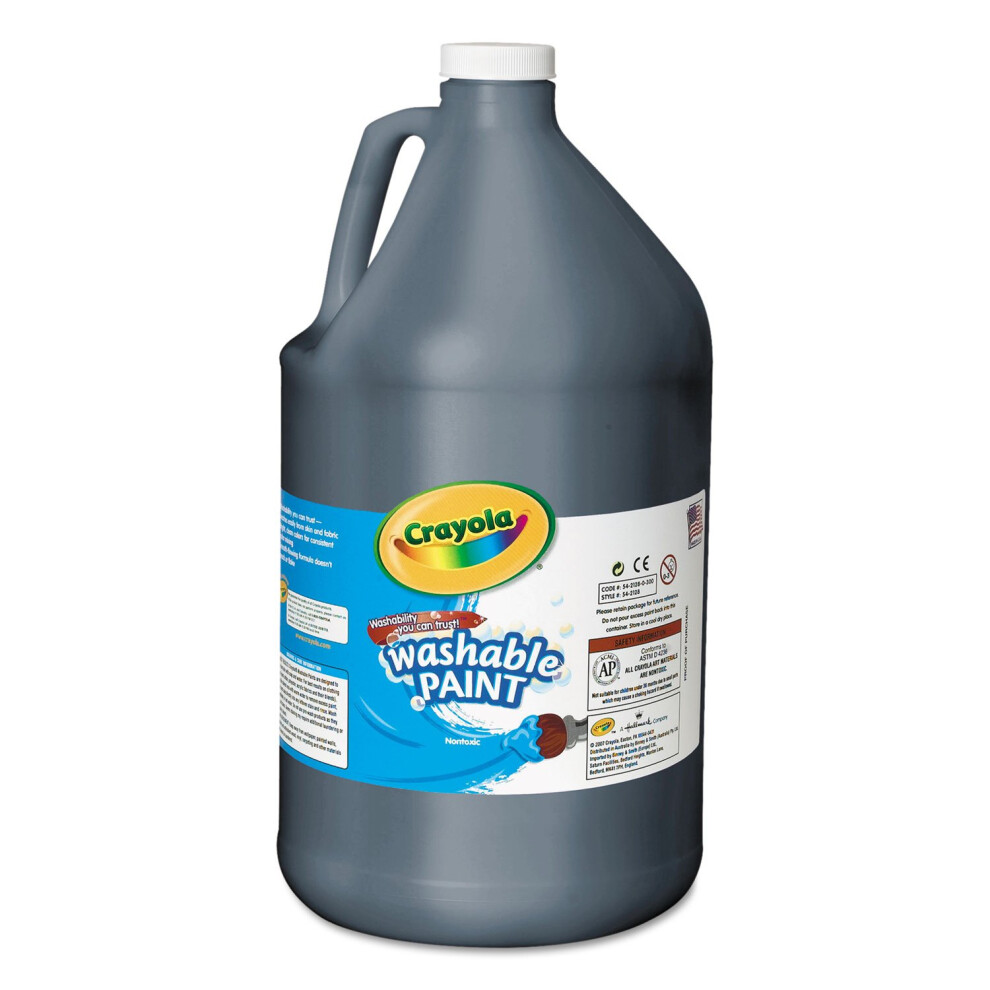 Crayola 54-2128-007 Washable Paint  Gallon Size  Brown  1 Unit