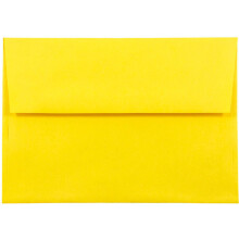 Jampapir A8 Farvet invitation Konvolutter - 5 1/2 x 8 1/8 - Gul genanvendt - 50/pakke