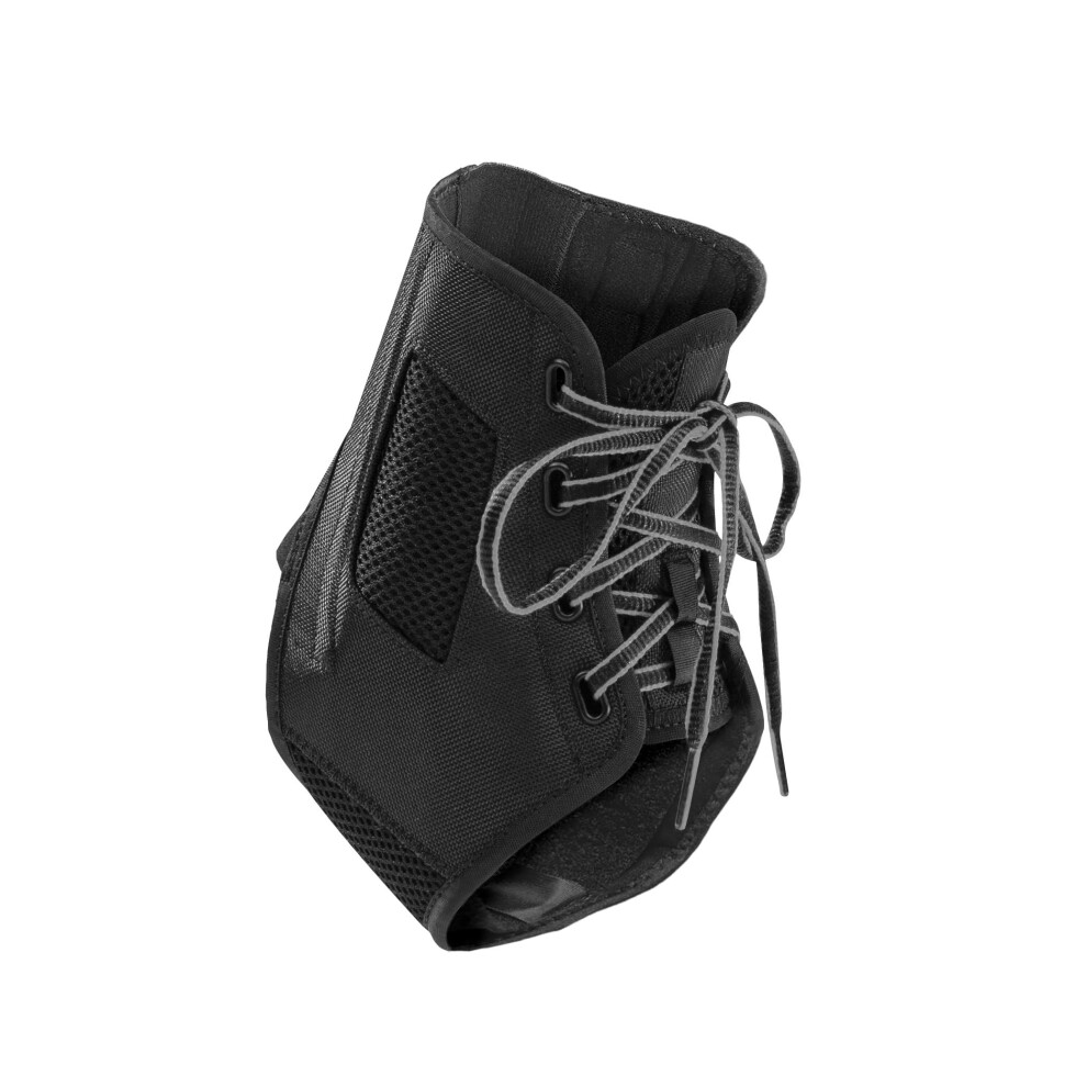 MUELLER Sports Medicine AFT3 Ankle Brace  Ankle Pain Relief Support for Men and Women  Ideal for Sprains  Strains  Arthritis  Black  Medium