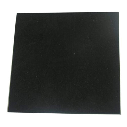 Folha de borracha LASCO 02-1048E 6 polegadas x 6 polegadas x 1/16 polegadas (grossa) preta 1 pea