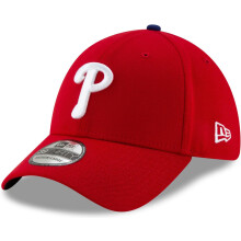 Nueva era MLB 39Tre Equipo Classic Stretch Flex Fit Team Color Logo primario Logo del logotipo de la gorra de bisbol - Philadelphia Phillies Red - M