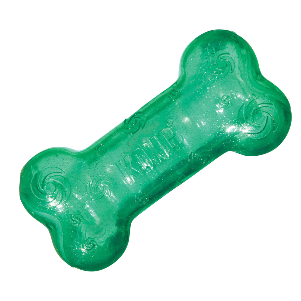 Kong Squeezz Crackle Bone Large(Colors May Vary)