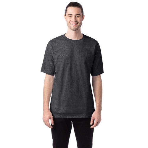 Heren lang Beefy-T - houtskool HEATHER - LT(D0102H7MEQT)