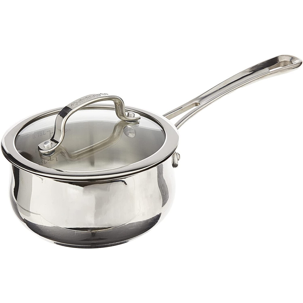Cuisinart 419-14 Contour Stainless 1-Quart Saucepan with Cover-image-OPC-PH76HTX-NEW