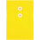JAM PAPER Plastic Envelopes with Button & String Tie Closure - 6 1/4 x 9 1/4 - Yellow - 3/Pack 1