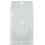 JAM PAPER Plastic Envelopes with Button & String Tie Closure - 6 1/4 x 9 1/4 - Clear - 3/Pack 3
