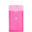 JAM PAPER Plastic Envelopes with Button & String Tie Closure - 6 1/4 x 9 1/4 - Fuchsia Pink - 3/Pack 2