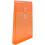 JAM PAPER Plastic Envelopes with Button & String Tie Closure - 6 1/4 x 9 1/4 - Bright Orange - 3/Pack 3