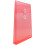 JAM PAPER Plastic Envelopes with Button & String Tie Closure - 6 1/4 x 9 1/4 - Red - 3/Pack 3