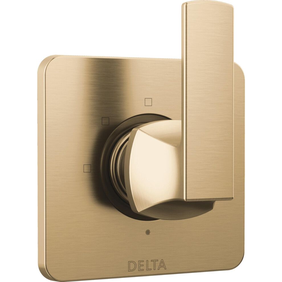 Delta Kanek Velum Gold 3-Setting Diverter Zestaw Zestaw Diverter Zestaw Zaworu Zloty Prysznic Diverter Bzda-image