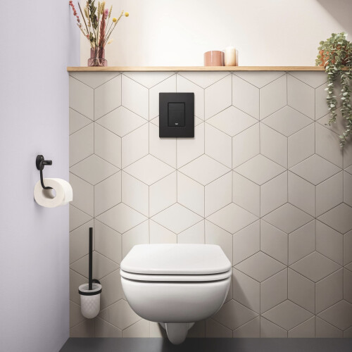 Grohe GROHE 38966KF0 Even Flush Plate  Matt Black 2