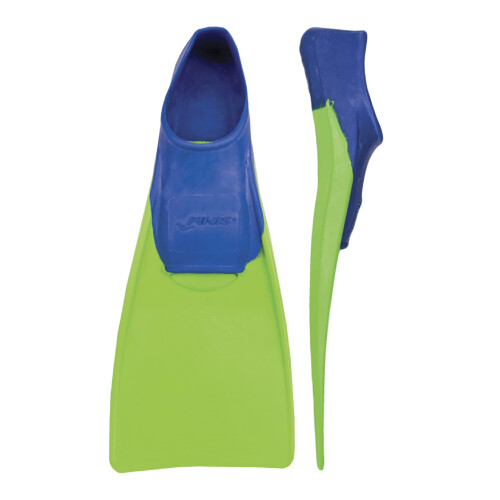 FINIS Finis Plastic Long Floating Fin (Blue/Lime Green  Junior Size 8-11)