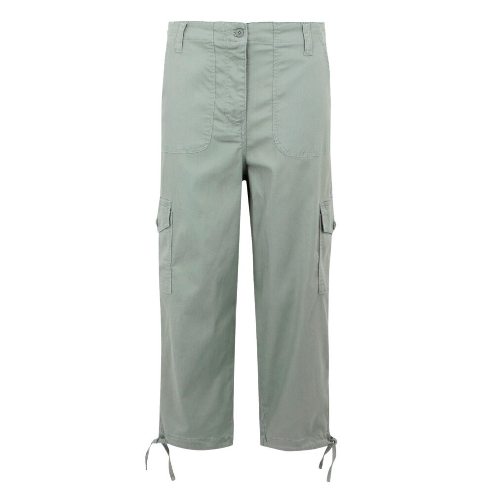 (20 UK, Glacier) Regatta Womens/Ladies Shorebella Capri Trousers