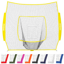 Gosports Team Tone -udskiftning 7 ft x 7 ft baseball/softball net - kompatibel med gosports brand baseball net - ramme ikke inkluderet - gul