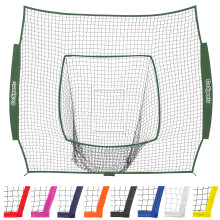 Gosports Team Tone -udskiftning 7 ft x 7 ft baseball/softball net - kompatibelt med Gosports brand baseball net - ramme ikke inkluderet - grøn