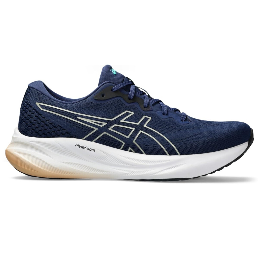 ASICS Women's Gel-Pulse 15 Running Shoe  9  Blue Expanse/Champagne