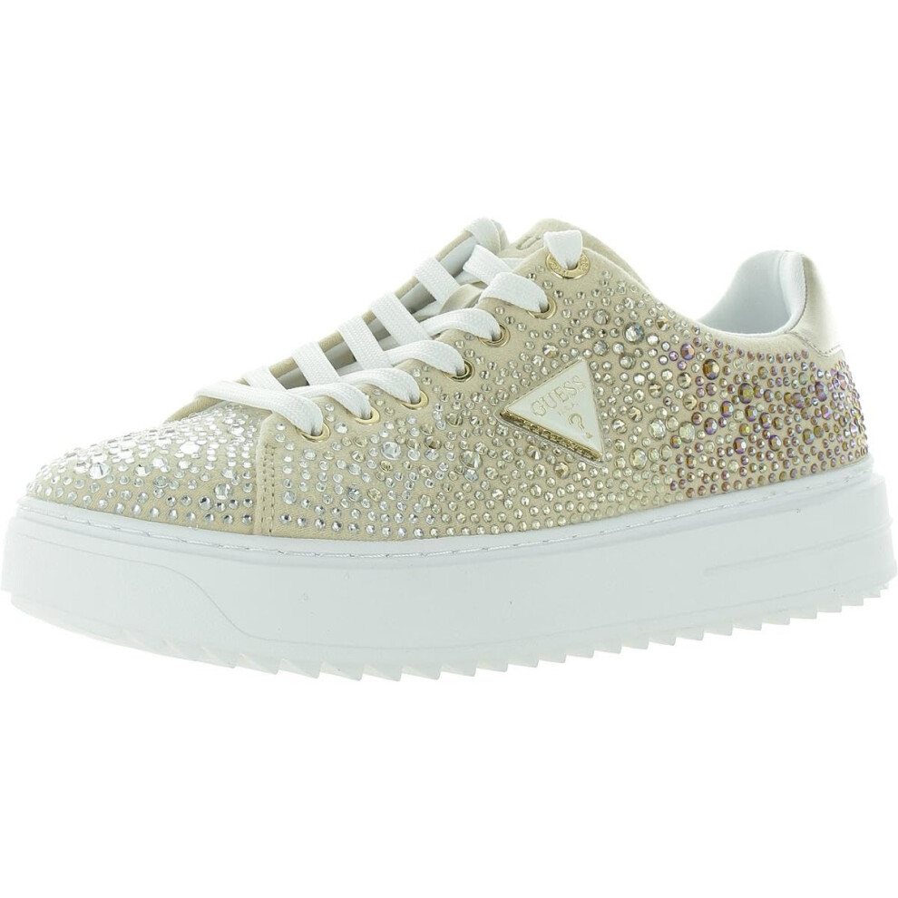 GUESS Women's DENESA Sneaker  Gold 710  11