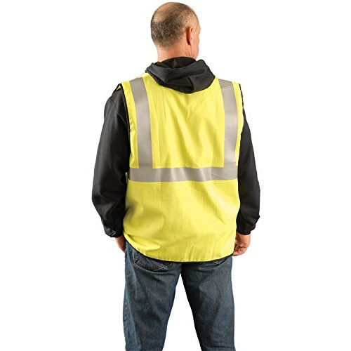 OccUnomix Lux-SSCGFR-YXL Classic Algodn de algodn resistente al algodn Solid Solid Vest Hrc 1 X-Large Yellow 1