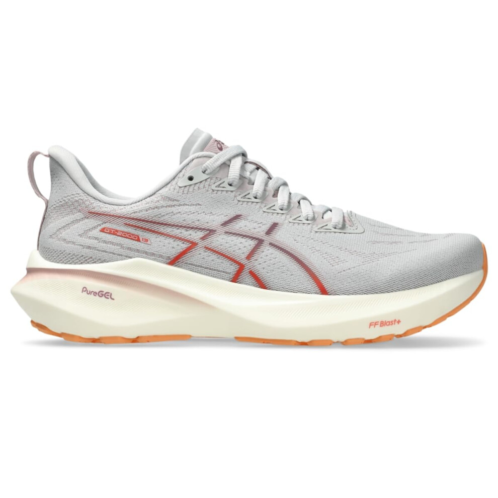 ASICS Women's GT-2000 13 Running Shoes  11.5  Concrete/Watershed Rose