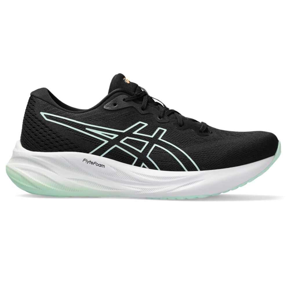 ASICS Women's Gel-Pulse 15 Running Shoe  9.5  Black/Mint Tint
