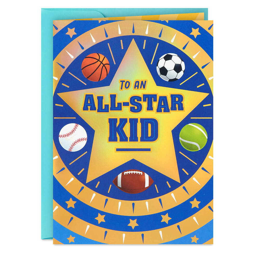 Hallmark Jumbo-Geburtstagskarte F?R Kinder (Sport-All-Star-Kind)-image