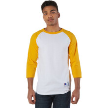 Raglan-T-Shirt fr Erwachsene WEISS SCHWARZ S(D0102H7DNgX)