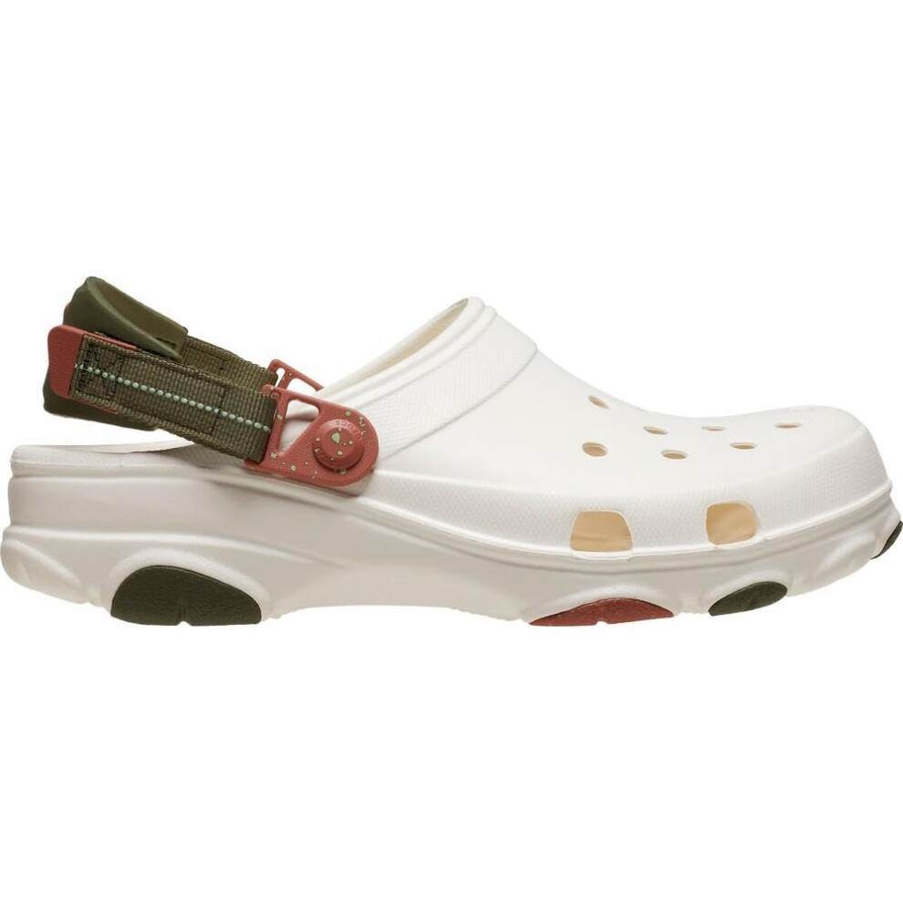 Crocs Unisex Classic All Terrain Clogs Chk  Chalk  8 US Men