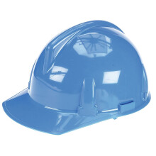 MSA Blue Policarbonate Tap Style Hard -Hard com suspens   o de catraca de 4 pontos