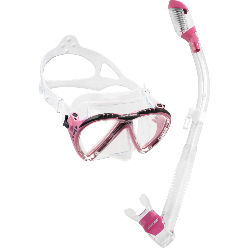 Cressi Lince & Supernova Dry  clear/pink
