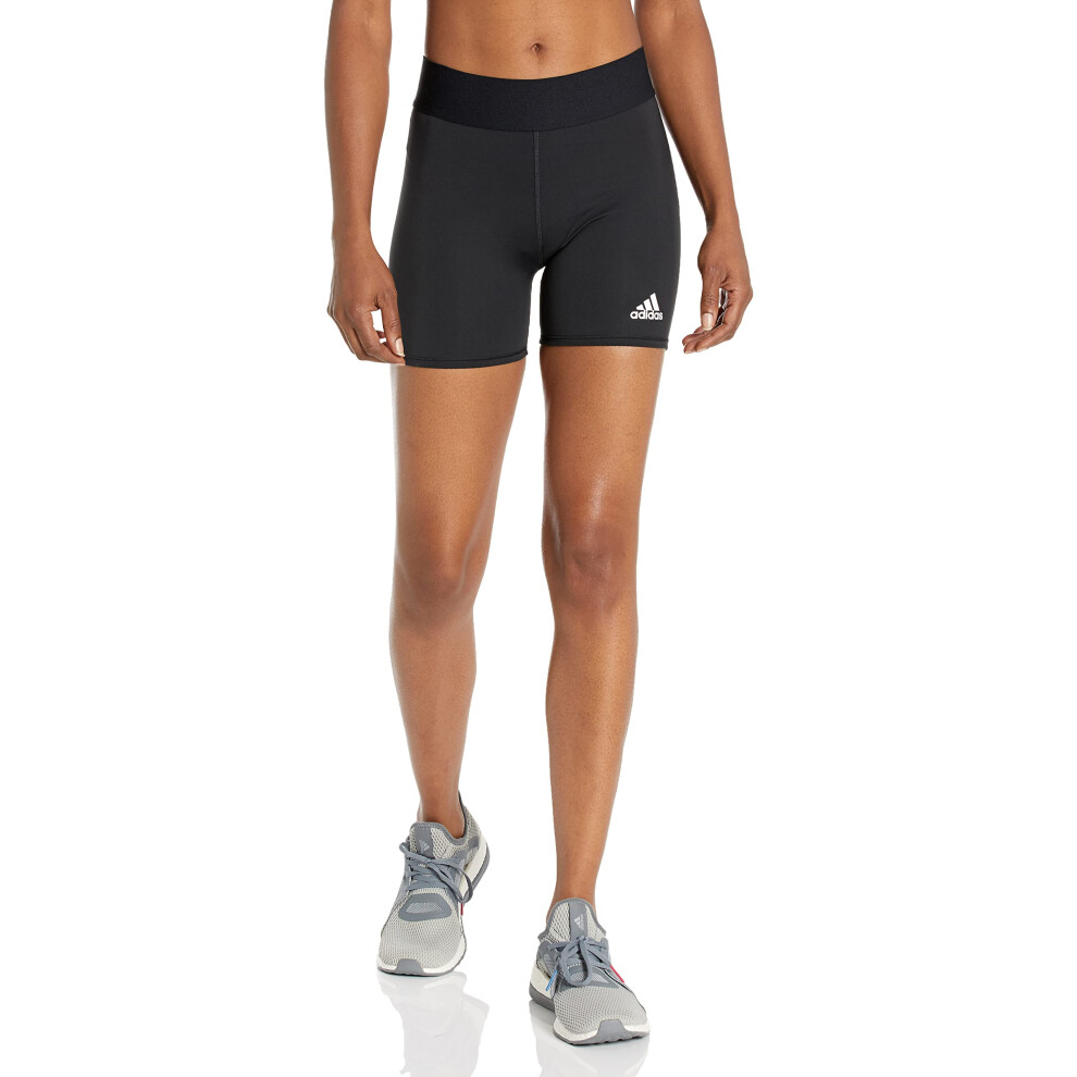 adidas womens Techfit Volleyball Shorts running compression tights  Black  X-Small US