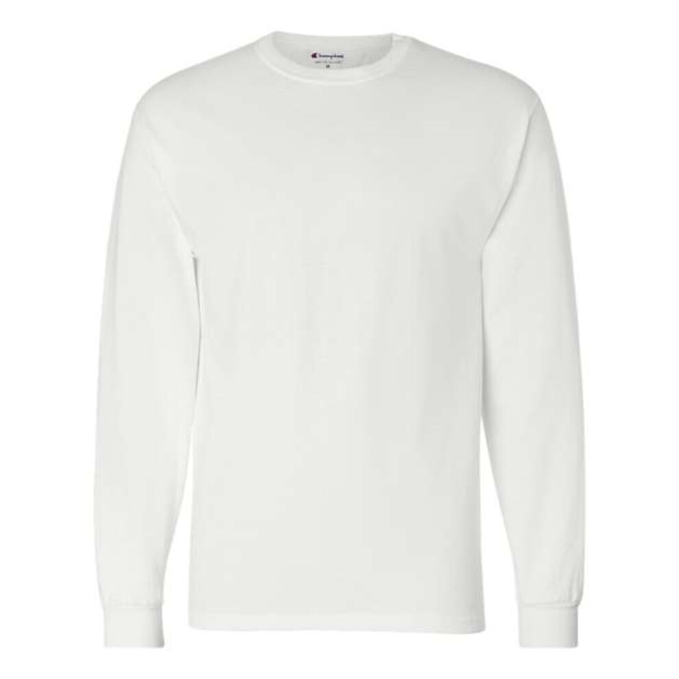 Champion Long Sleeve T-Shirt - White  M