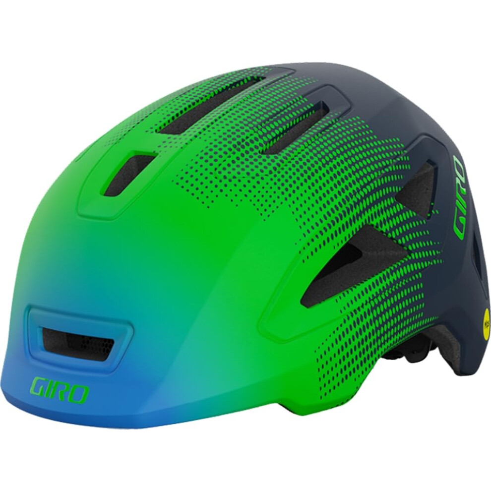 Giro Scamp Ii Jugend-Fahrradhelm Mattblau/Gr Ne T Rme Gr E S (49-53 Cm)-image