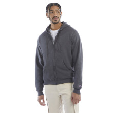 Powerblend Kapuzen-Sweatshirt mit durchgehendem Reiverschluss fr Erwachsene SAND S(D0102HI330W)