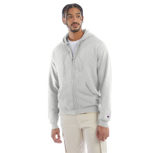 Adult Powerblend Full-Zip Hooded Sweatshirt - SAND - S(D0102HI33QW)