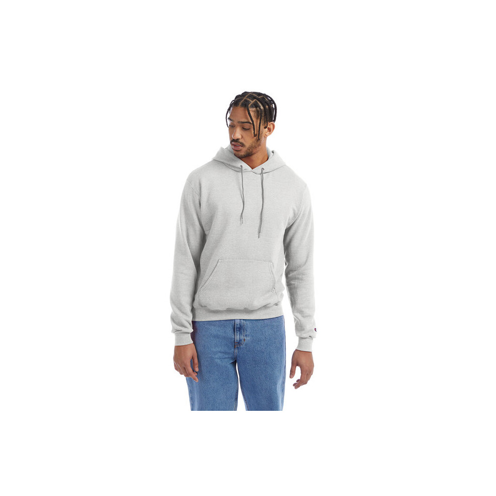 Adult Powerblend Pullover Hooded Sweatshirt - ROYAL BLUE HTHR - S(D0102HI3B9U)