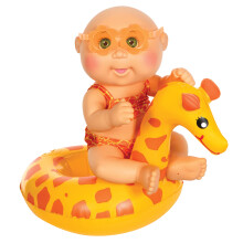 Cabbage Patch Kids Deluxe Tiny Newborn Giraffe Maillot de Bain - Poupée CPK de 9 pouces