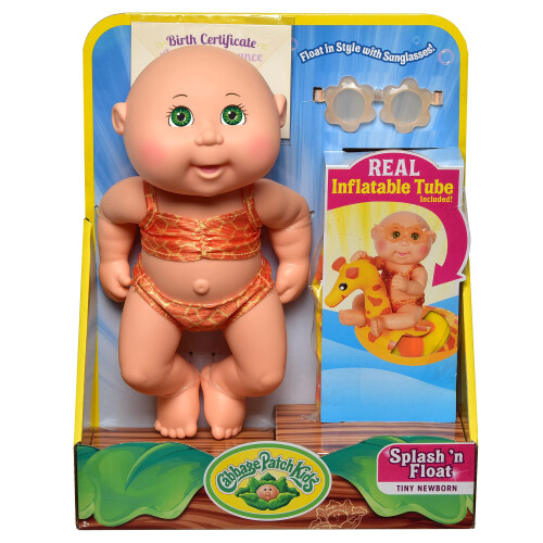 Cabbage Patch Kids Deluxe Tiny Newborn Giraffe Maillot de Bain - Poupée CPK de 9 pouces 1