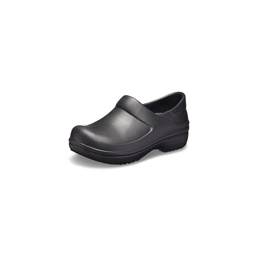 crocs Womens Neria Pro II clog  Slip Resistant Work Shoes  Black  10
