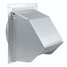 Broan 6 """" 641 Wall Cap Round Duct for Range Hoods og Bath Ventilation Fans Aluminium